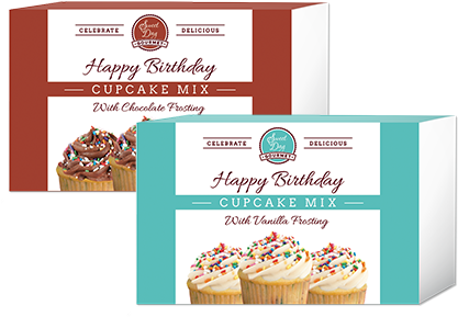 Happy Birthday Cupcake Mix Gift Set - Birthday (420x300), Png Download
