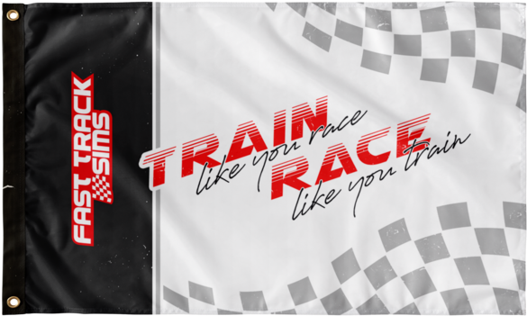 Train Like You Race Flag - Train (600x600), Png Download