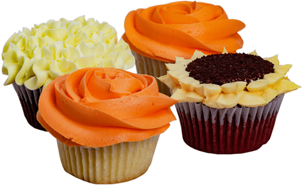 Flower Cupcake Boxes - Cupcake (638x800), Png Download