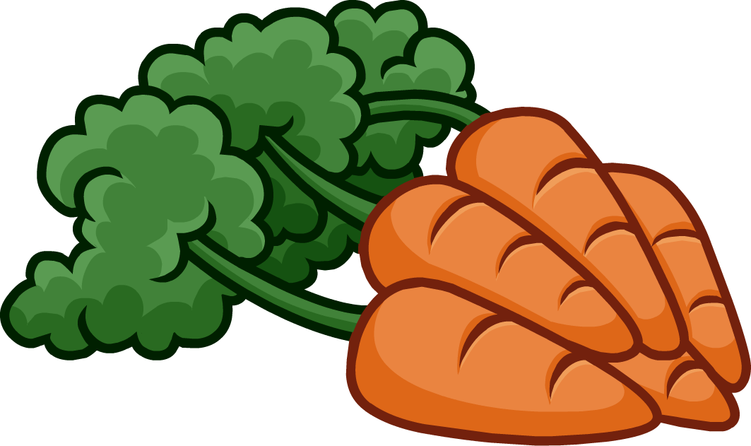 Bunch Of 5 Carrots - Carrot Clipart (1063x631), Png Download