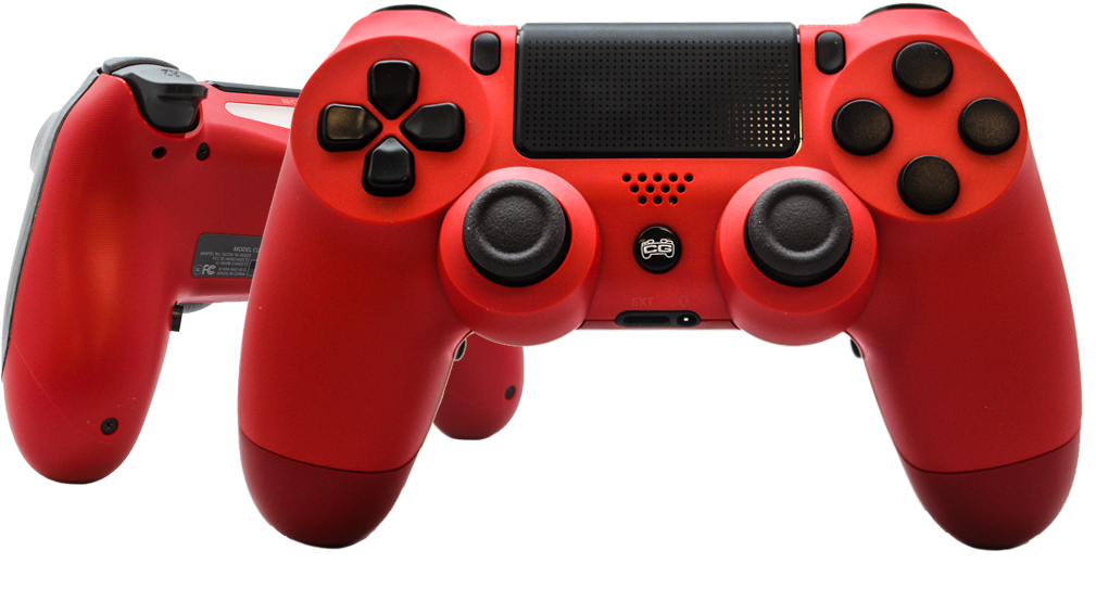 Ps4 Red And Black (1100x566), Png Download