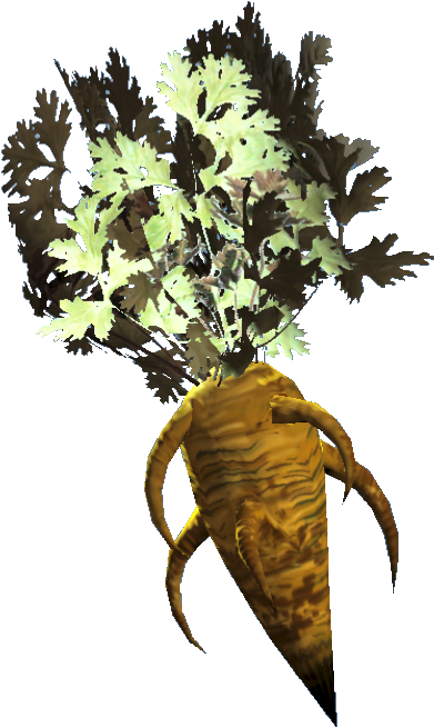 Carrot - Fallout Vegetables (708x697), Png Download