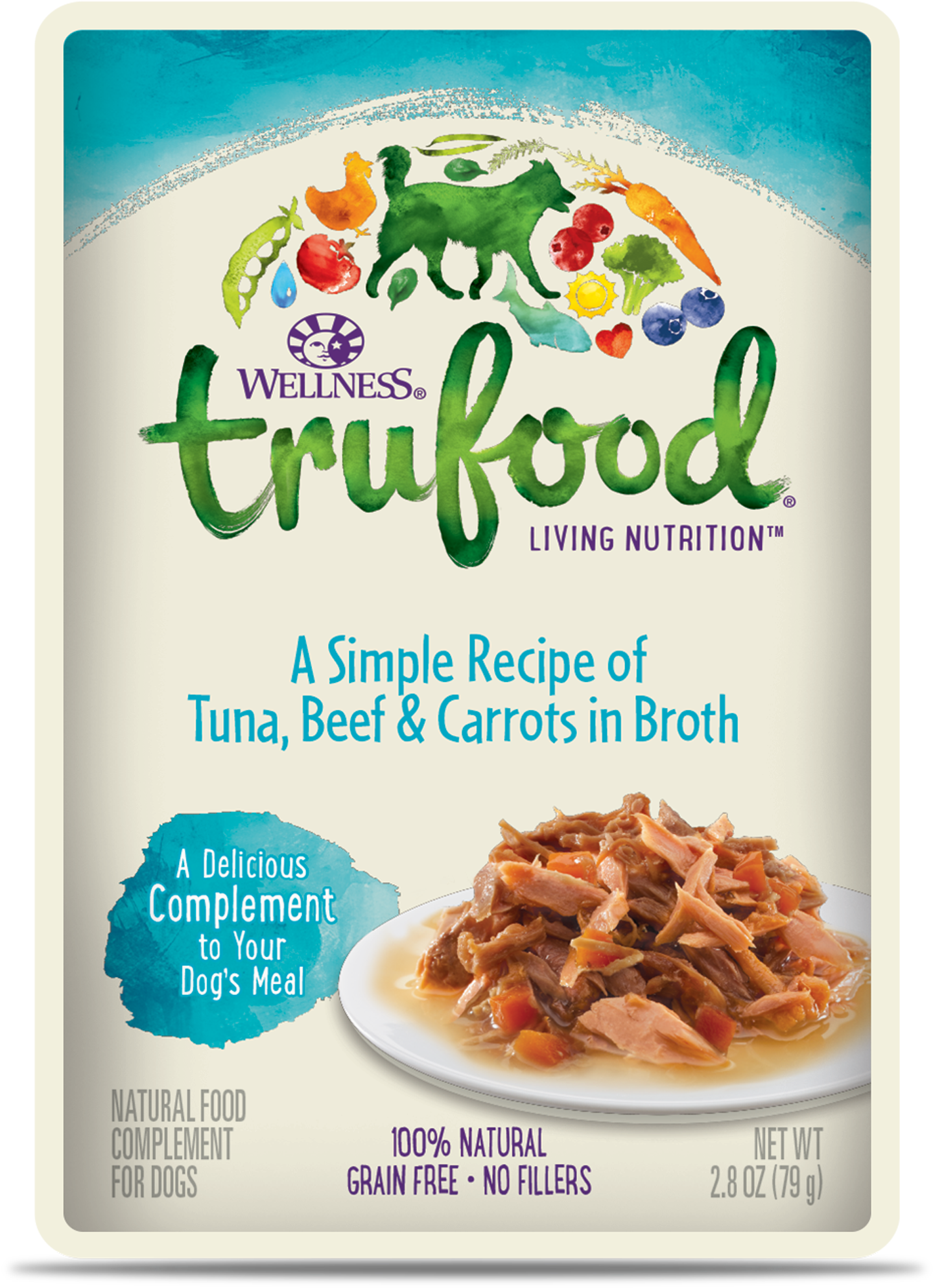 Trufood Complements Tuna Beef Carrots - Wellness Trufood Complement (2000x2000), Png Download