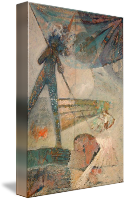 "moonscraper" By Rick Mobbs, Montezuma, Nm // Mixed - Modern Art (406x650), Png Download