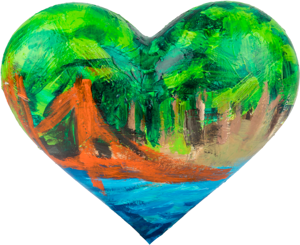 “present” - Heart (1024x849), Png Download