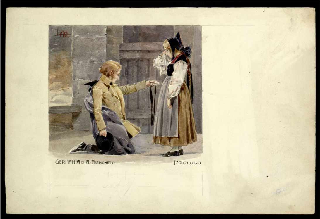 Federico Gives A Letter To Ricke - Letter (1345x748), Png Download