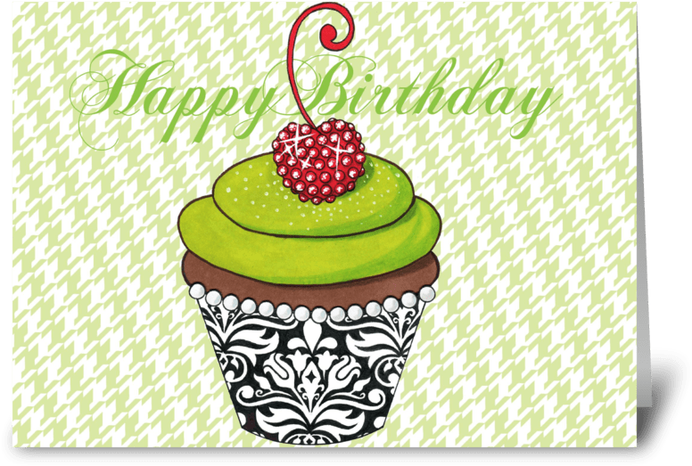 Birthday Cupcake Greeting Card - Canvas Kudos Birthday Cupcake Couture Decorative Sign, (848x698), Png Download