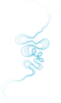 Blue Smoke - Calligraphy (674x518), Png Download