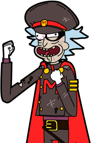Crazy Mysterious Rick - Pocket Mortys Mysterious Rick (324x479), Png Download