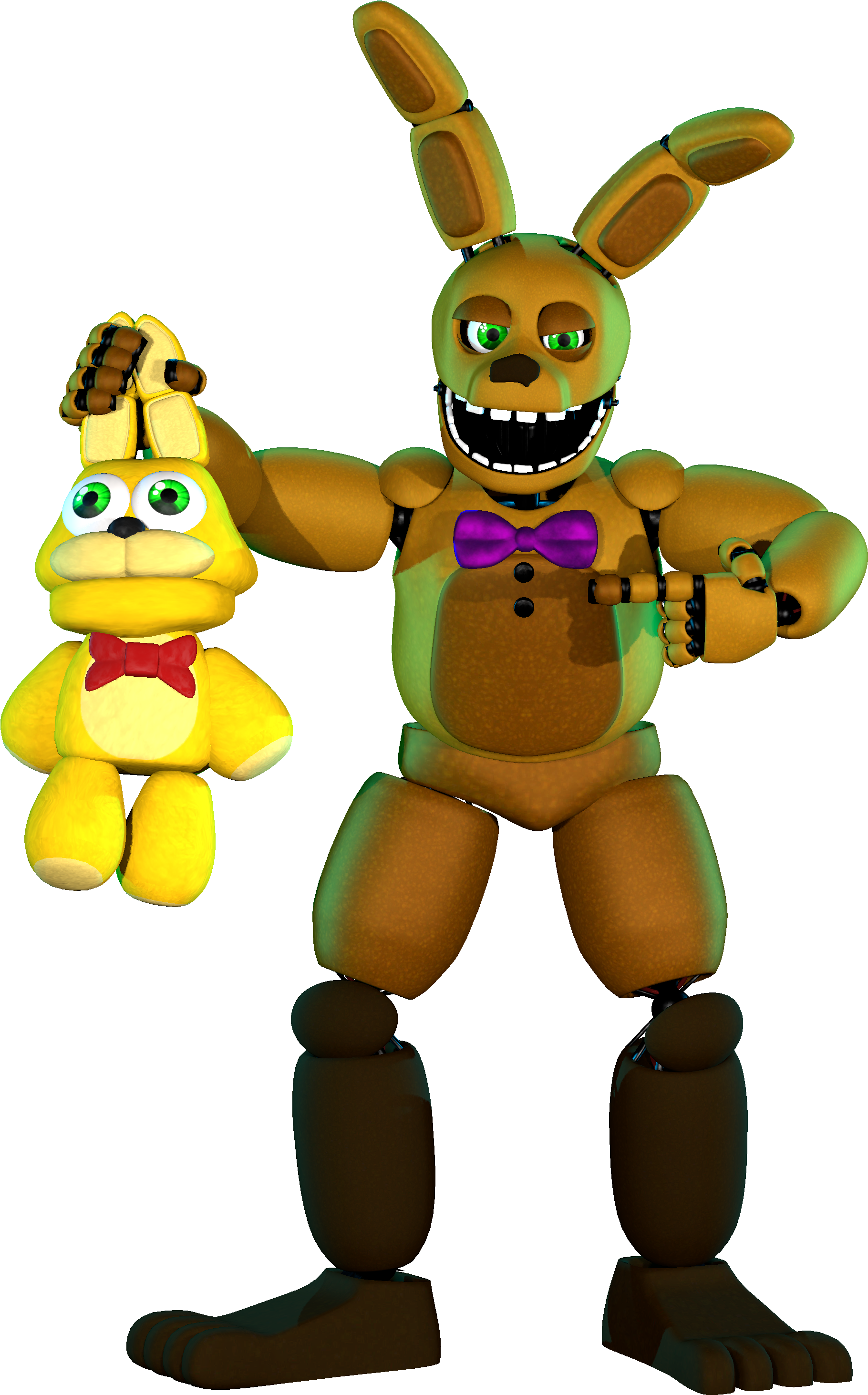 Artwork[gmod] Springbonnie Pressures You To Buy His - Cartoon (2640x3240), Png Download