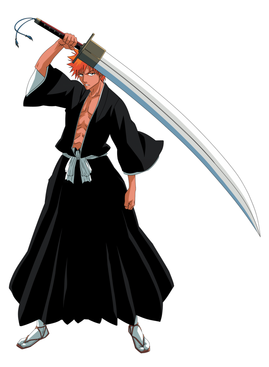 Bleach Shimigani Png Clipart Ichigo Kurosaki Bleach - Ichigo Kurosaki First Sword (900x1228), Png Download