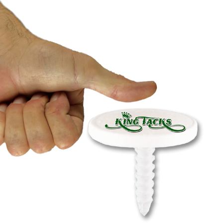 King Tacks Are Packaged In Bottles Rather Than The - Alligator (410x448), Png Download