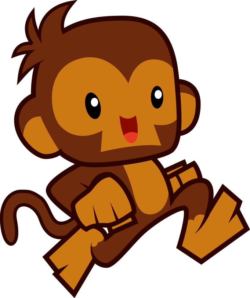 Tack The Monkey By Birdalliance On Deviantart - Monkey City Glue Gunner (819x976), Png Download