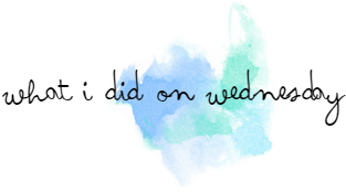 What I Did On Wednesday - Calligraphy (851x233), Png Download
