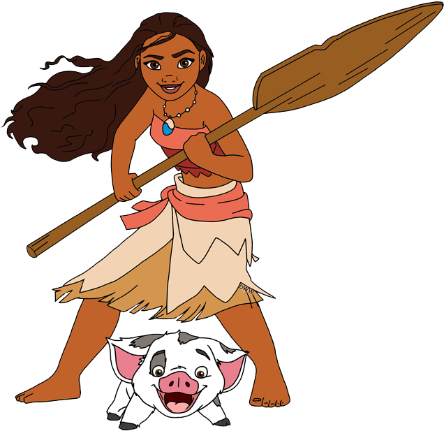 Moana Clip Art - Camisas Moana Para Cumpleaños (641x630), Png Download