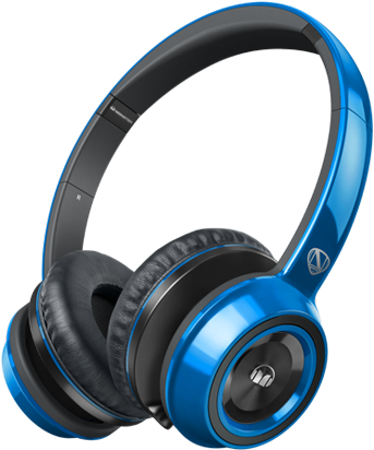 Ntune - Monster N Tune Blue (500x432), Png Download