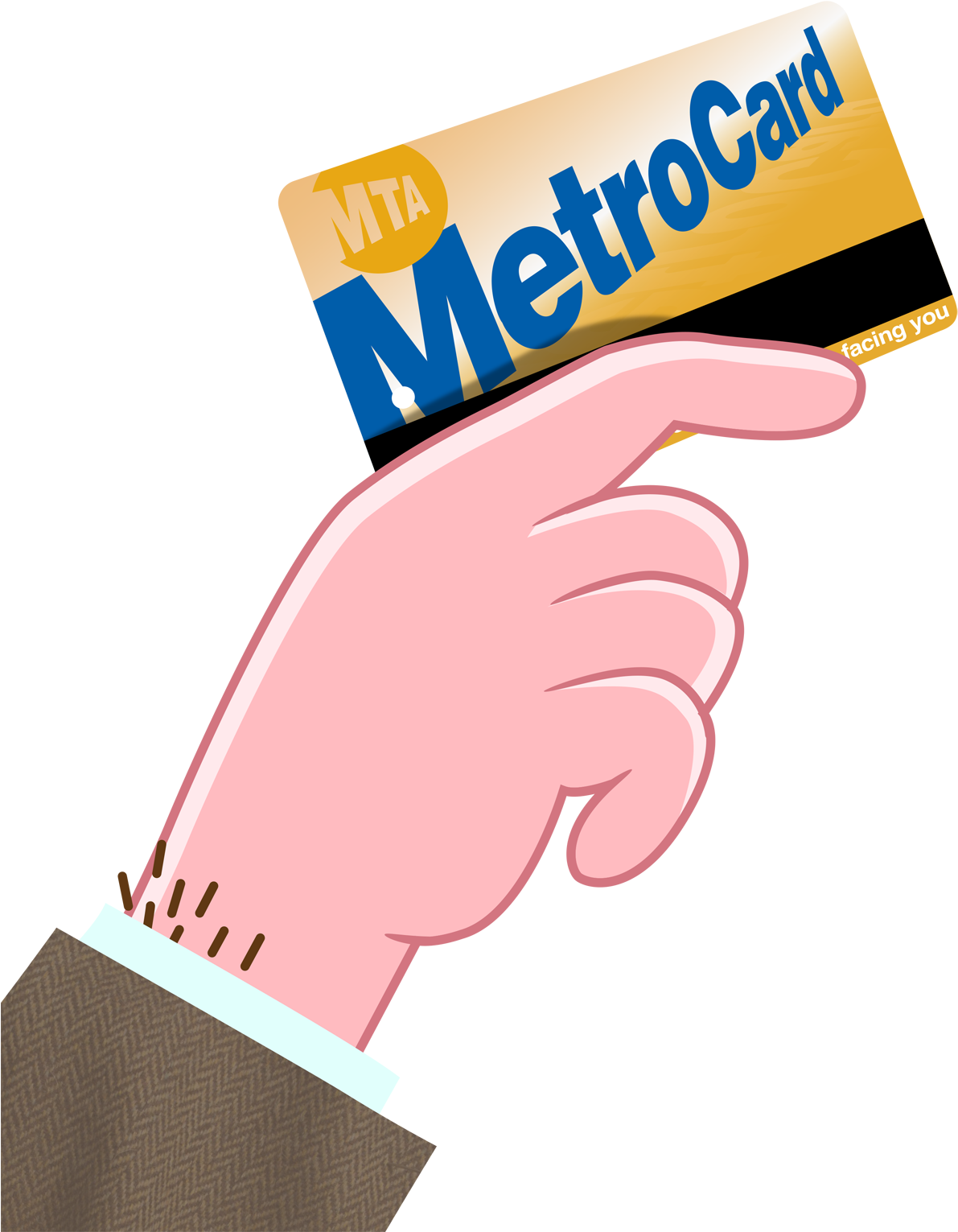 Let's See What Would A Metrocard Emoji Convey That - Metro Card Clip Art (1200x1543), Png Download