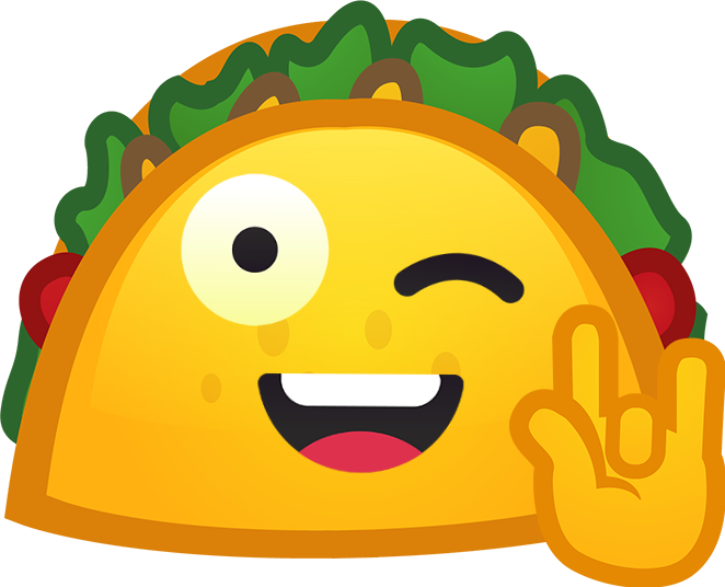 Happy Taco Discord Emoji - Discord (662x536), Png Download