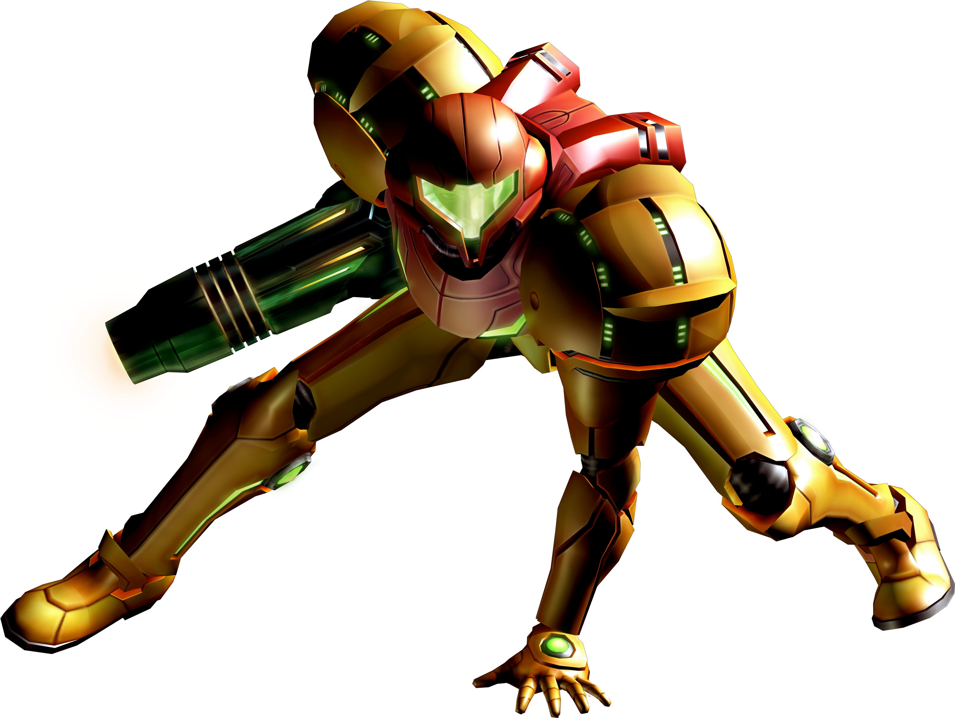 Samus Aran Png High-quality Image - Metroid Prime Hunters Samus (3500x2571), Png Download
