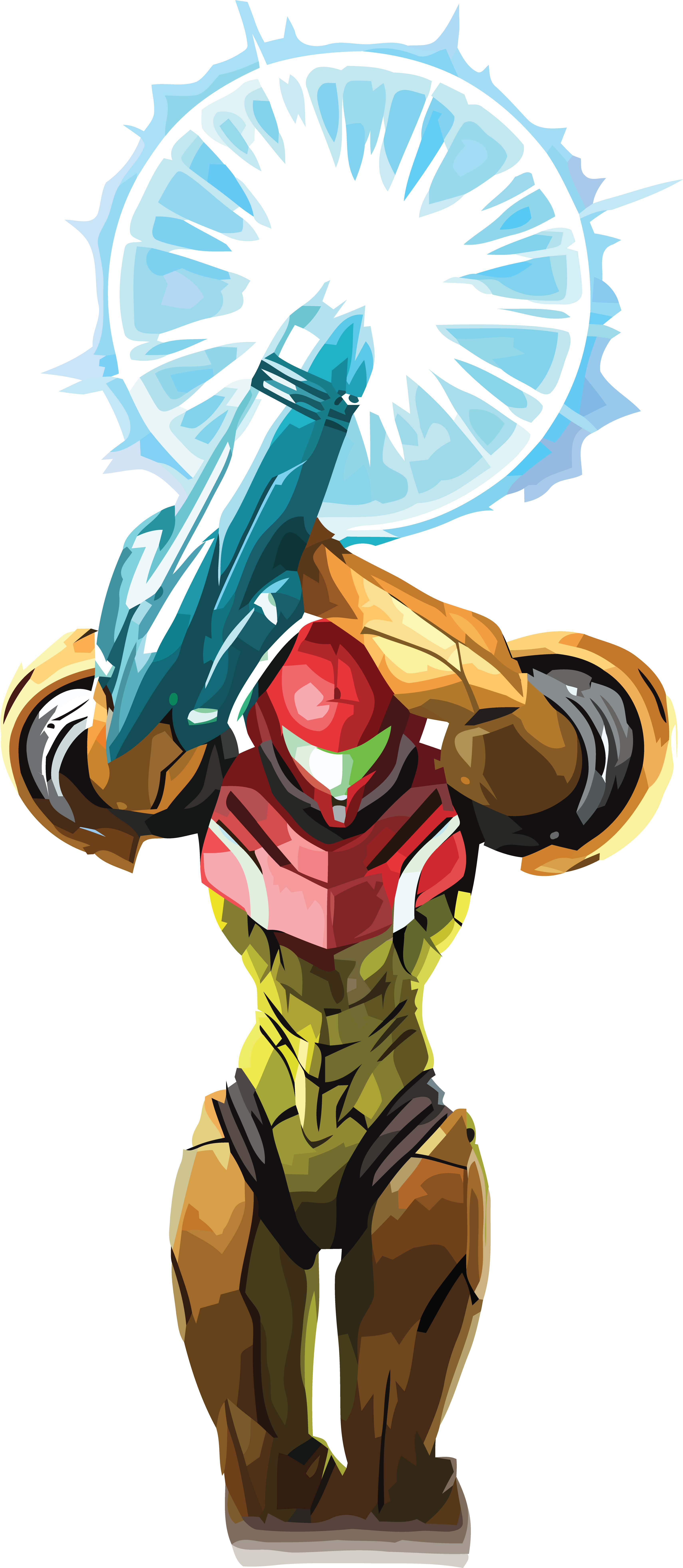 4 Yrs - Samus Smash 4 Png (3550x8000), Png Download