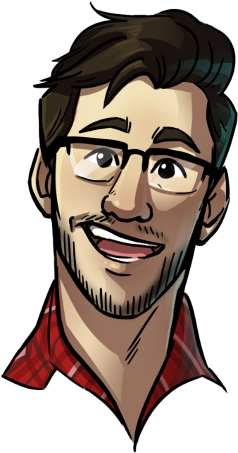 Crispity Crunchity Drawing Nuttery - Markiplier Drawn (500x698), Png Download
