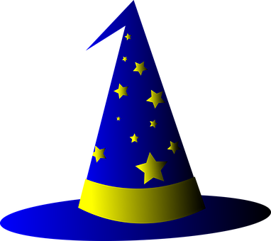 Wizard Hat, Sorcerer Hat, Magic, Wizard - Wizard Hat (382x340), Png Download
