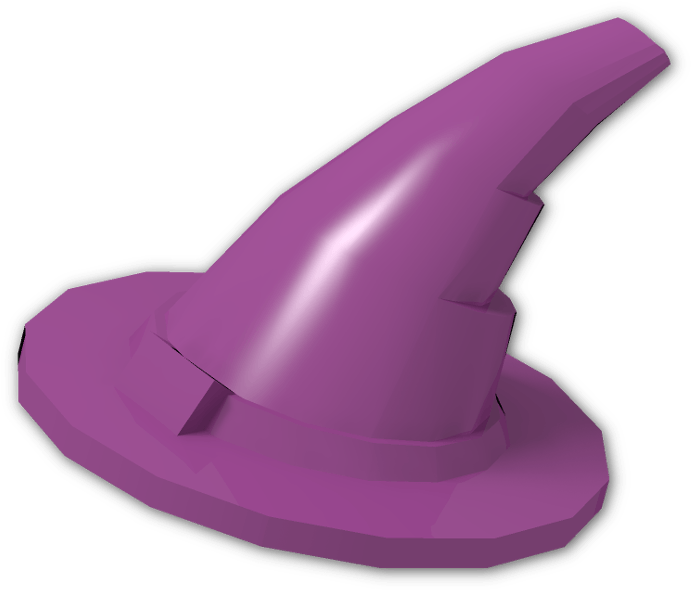 Minifig Wizards Hat - Plastic (800x600), Png Download