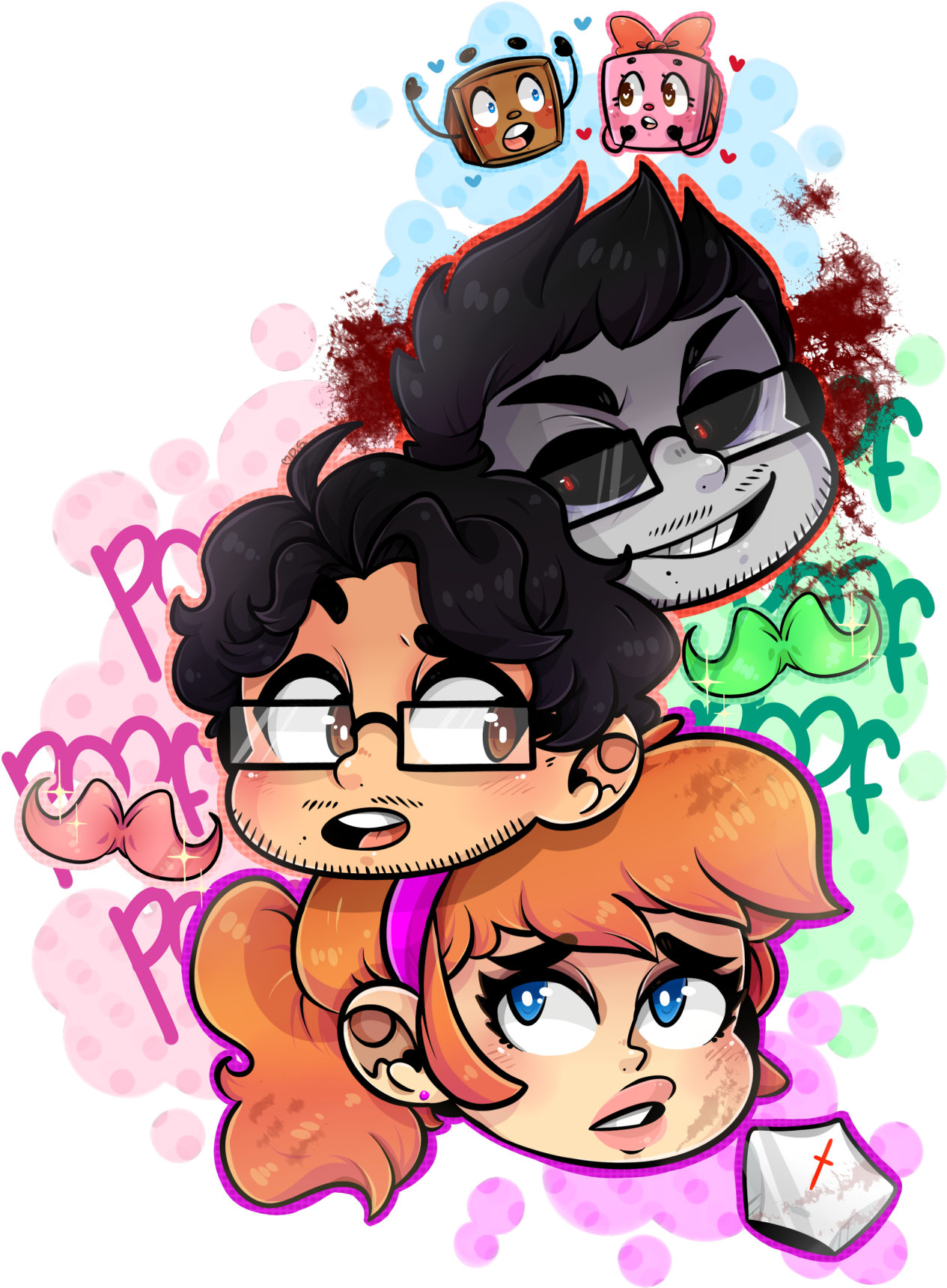 Congrats To @markiplier On Reaching 16 Million Subs - Cartoon (1280x1773), Png Download
