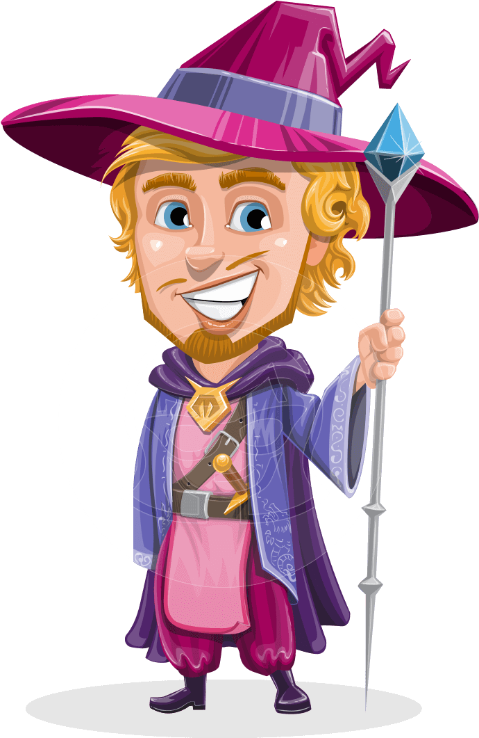 Magnus The Great Enchanter - Cape Wearing Characters (957x1060), Png Download