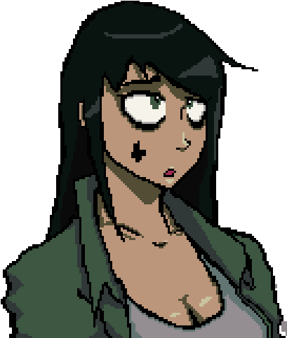 Working On Some Dialogue Sprites For A Game - Cartoon (408x510), Png Download