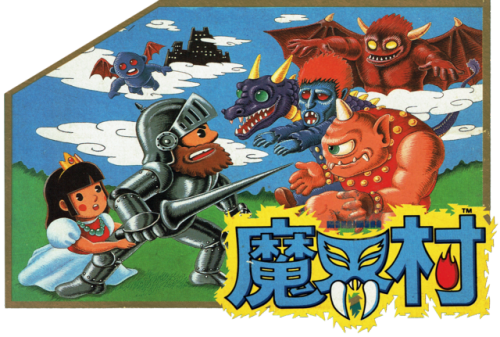 Ghosts 'n Goblins - Famicom Mini Series Vol.18: Makai-mura (ghosts 'n Goblins) (500x337), Png Download