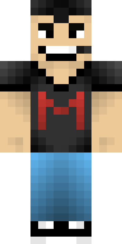 Markiplier - Markiplier Minecraft Skin (396x792), Png Download