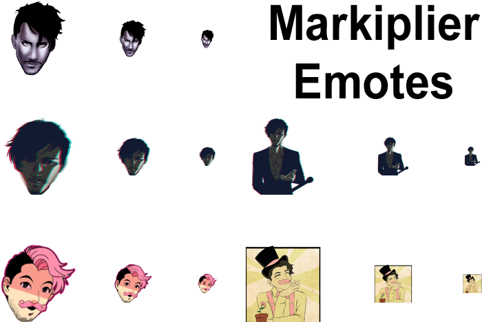 23 Apr - Markiplier Twitch Emotes (800x600), Png Download