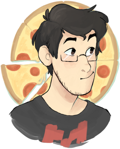 Michelangelo And Markiplier Hybrid *gasp* I Need To - Markiplier Drawn (500x563), Png Download