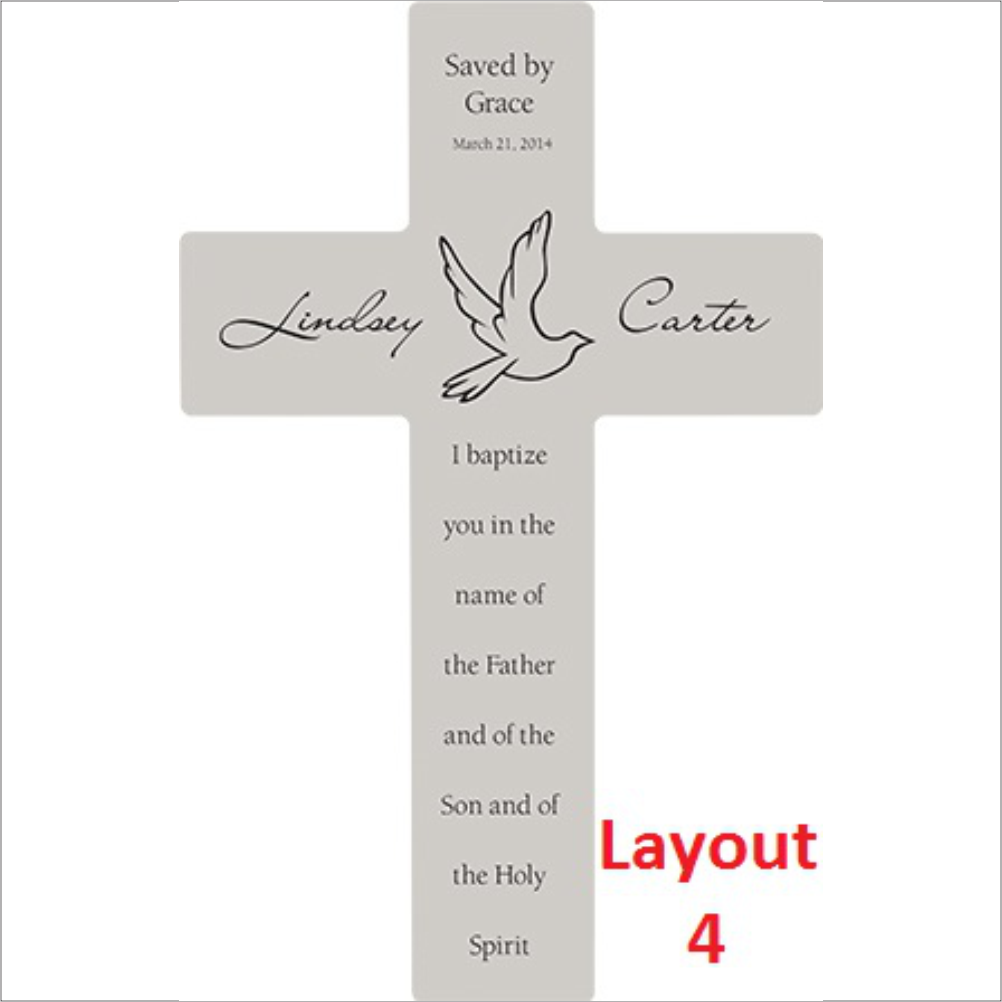 7" X 11" Wooden Cross - Engraving (1002x1002), Png Download