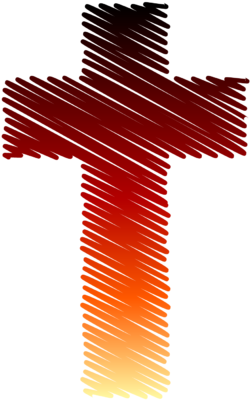 Crucifix Clipart Colorful Cross - Clip Art (340x400), Png Download