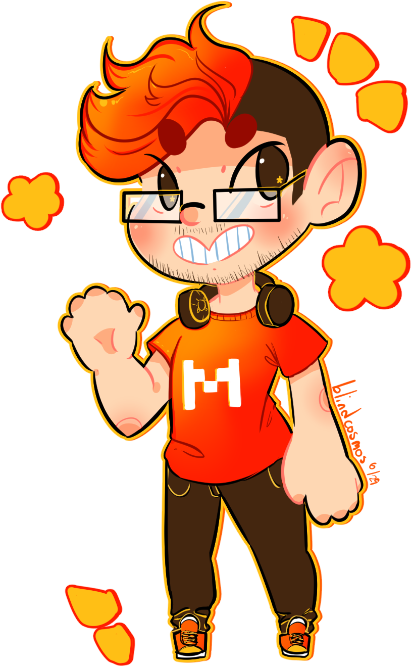 Happy Belated Birthday, Markiplier [ Commissions Are - Cartoon (909x1323), Png Download