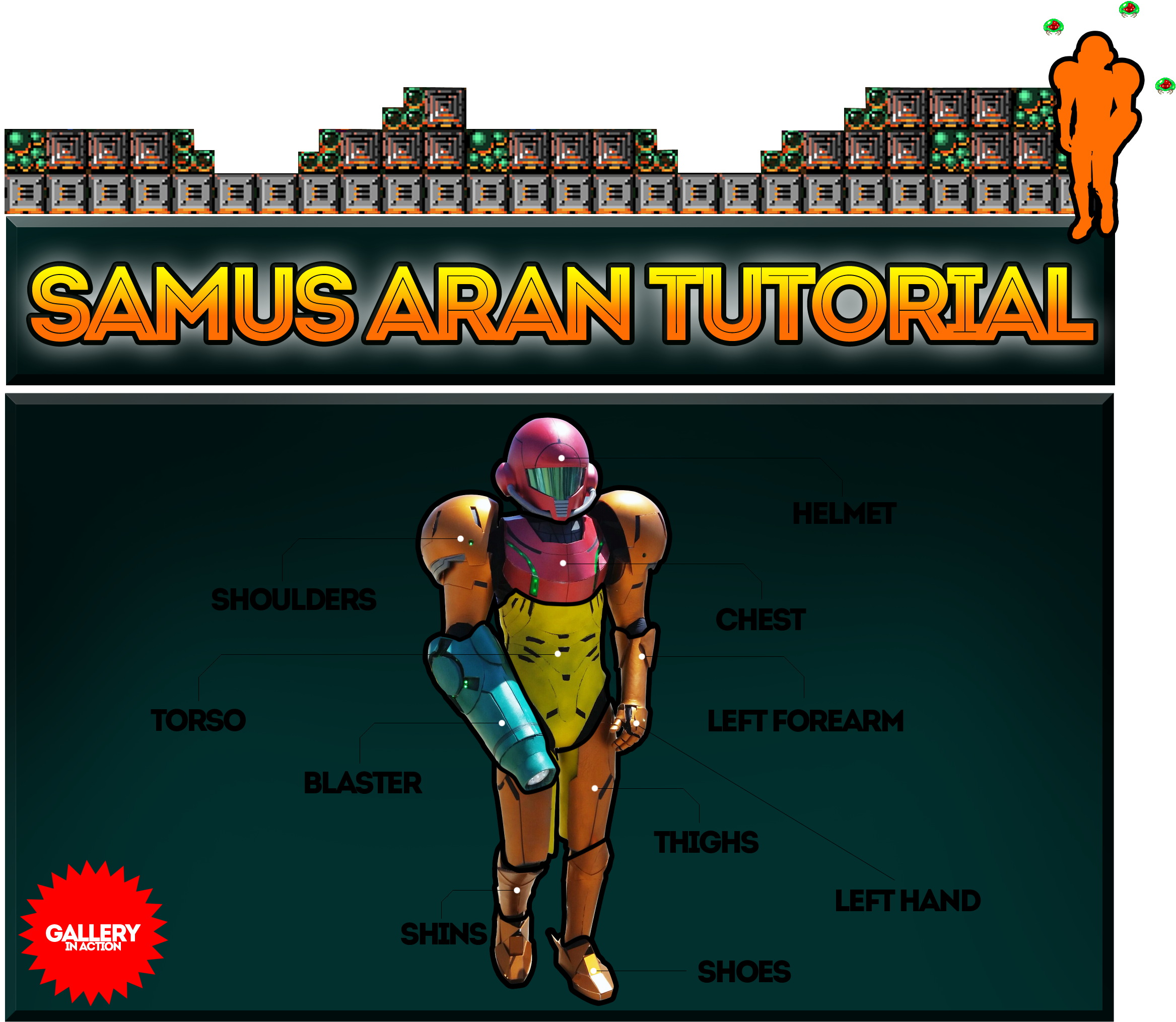 Samus - Samus Aran (2876x2255), Png Download