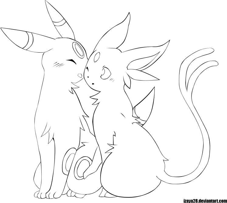 Pokemon - Line Art (800x713), Png Download