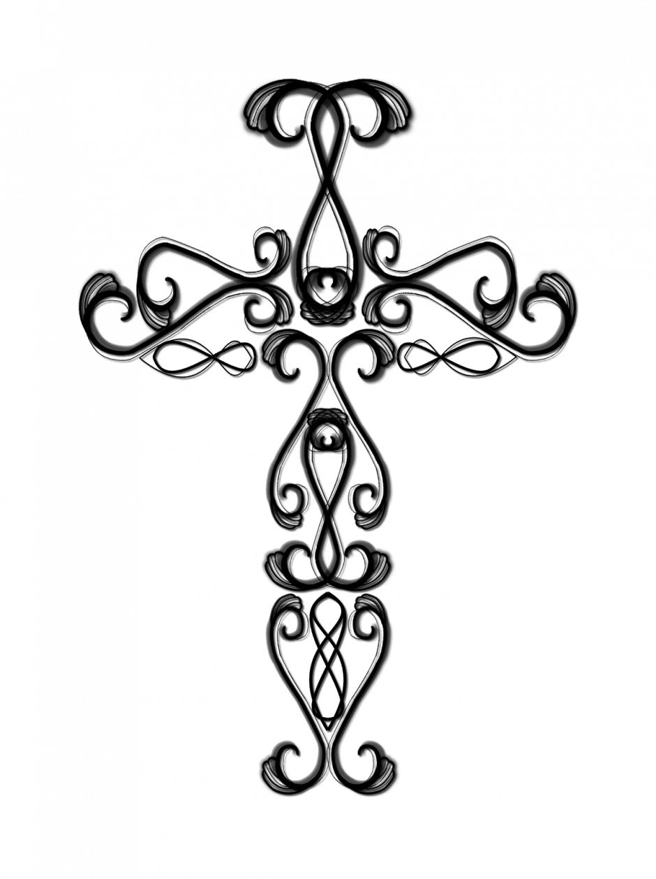 Wooden Cross Drawing Clipart Panda - Cross Drawing Png (940x1259), Png Download