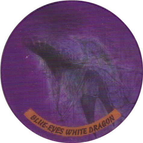 Tazos > Walkers > Yu Gi Oh 20 Blue Eyes - Circle (500x500), Png Download