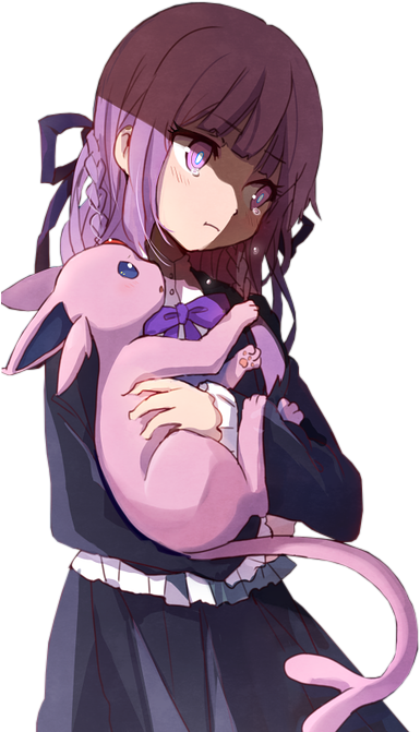 832 Images About Anime On We Heart It - Kyouko Kirigiri And Espeon (500x750), Png Download
