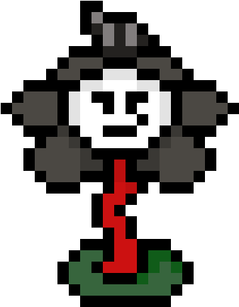 File - Eratale Flowey - Png - Flowey (389x466), Png Download