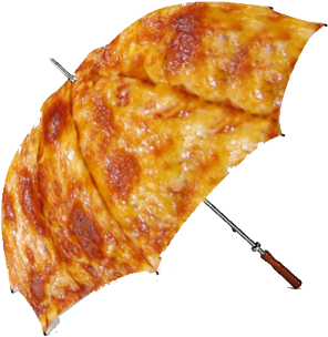 Rain Pizza (500x333), Png Download