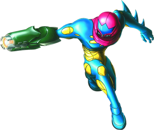 Samus Aran Returns While Lending Mission Support On - Metroid Fusion Samus Png (507x429), Png Download