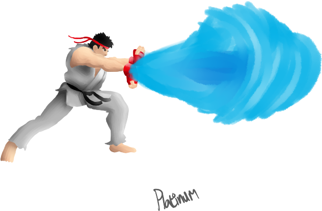 Png Free By Epicvinylscratch On Deviantart - Hadouken Png (750x500), Png Download
