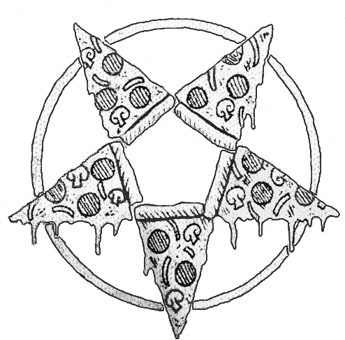 Transparent Pentagram - Pizza Pentagram (497x496), Png Download