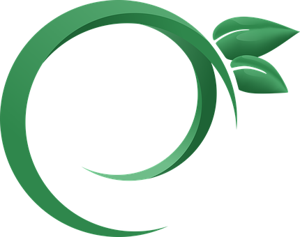 Logo Plant Branch Nature Green Leaves Foli - Logo Daun (430x340), Png Download