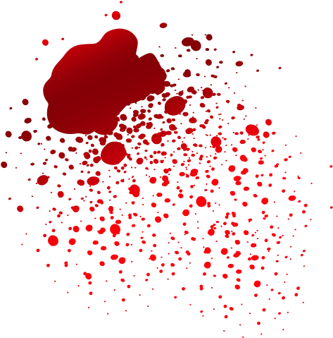 Blood Png - Blood Splat Png (500x500), Png Download
