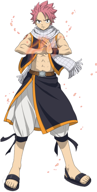 Natsu - Fairy Tail Natsu Dragneel 1st Cosplay Costumes (500x647), Png Download